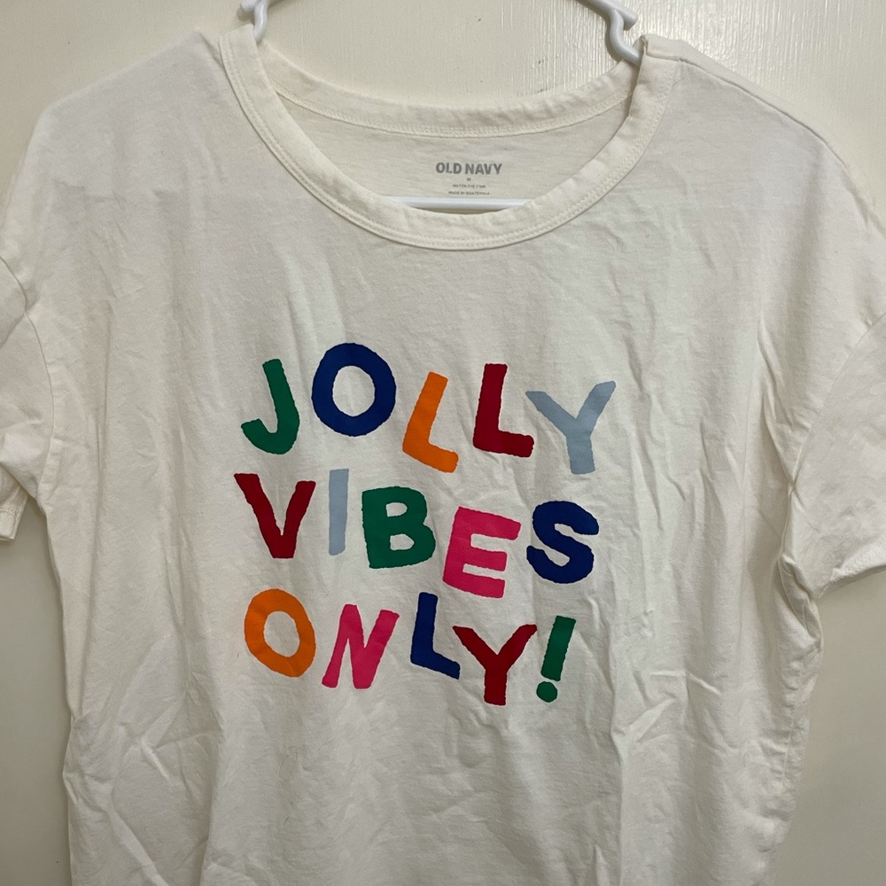 new jolly vibes only graphic pajama tee from old navy 💝